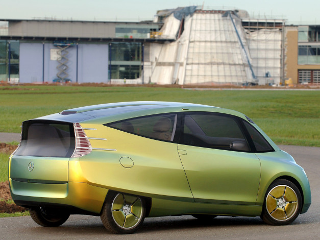 Обои картинки фото автомобили, mercedes-benz, bionic, зеленый, concept