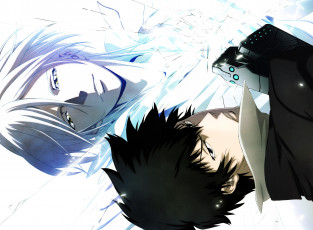 обоя аниме, psycho-pass, парни