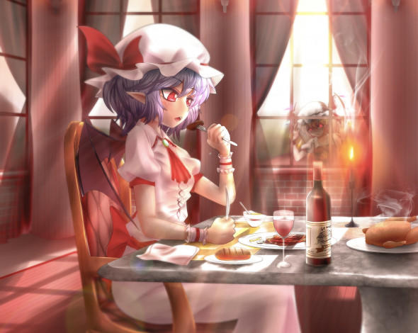 Обои картинки фото аниме, touhou, девочки