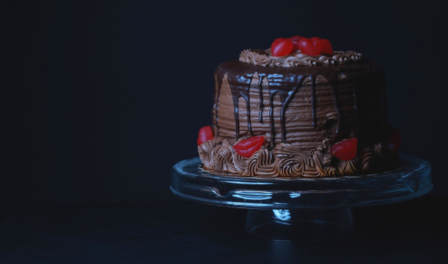 Обои картинки фото еда, торты, торт, крем, шоколад, десерт