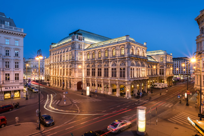 Обои картинки фото vienna state opera, города, вена , австрия, опера, площадь