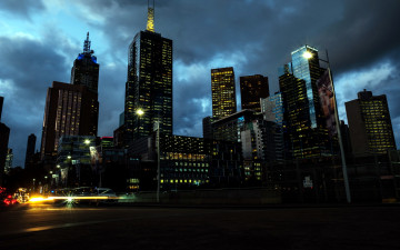 Картинка города мельбурн+ австралия небоскребы