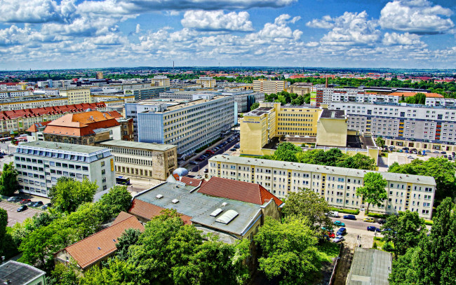 Обои картинки фото magdeburg, germany, города, - панорамы