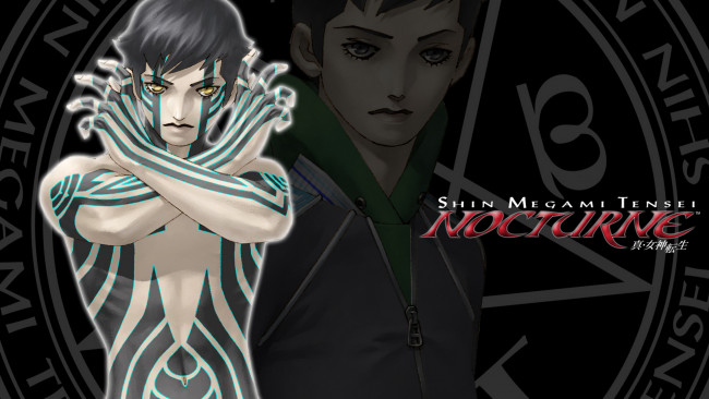 Обои картинки фото видео игры, shin megami tensei,  nocturne, персонаж, печать