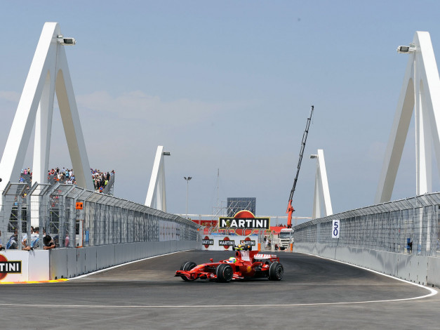 Обои картинки фото f1, valencia, 2008, спорт, формула