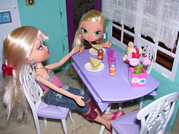 Обои картинки фото разное, bratz, куклы