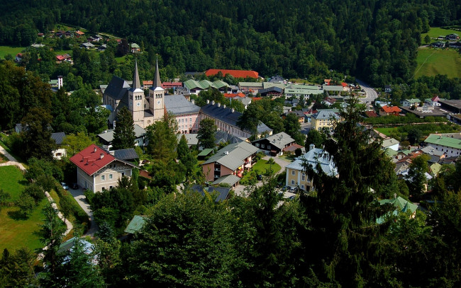 Обои картинки фото berchtesgaden, germany, города, панорамы