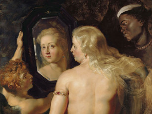 обоя rubens, venus, at, mirror, рисованные, pieter, paul