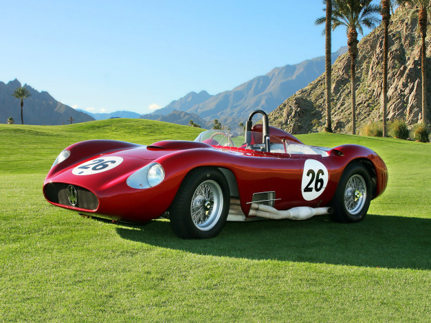 Обои картинки фото maserati, 450s, автомобили