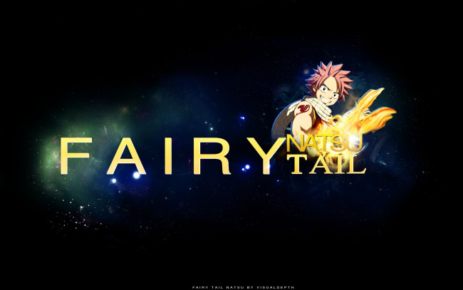 Обои картинки фото аниме, fairy, tail, natsu