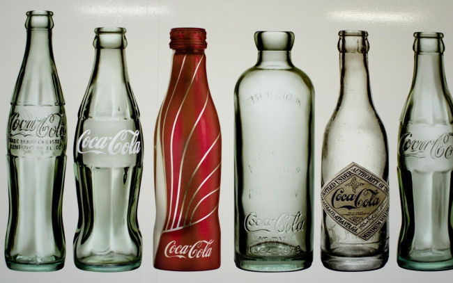 Обои картинки фото бренды, coca, cola, coca-cola, бутылки