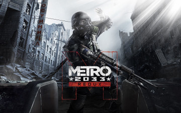 обоя metro 2033 redux, видео игры, metro,  redux, оружие, противогаз