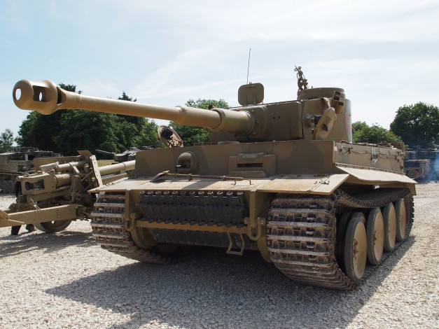 Обои картинки фото tiger 131, техника, военная техника, бронетехника, танк