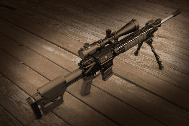 Обои картинки фото оружие, винтовки с прицеломприцелы, оптика, снайперская, spr, mk12, винтовка