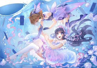 Картинка аниме card+captor+sakura девушки