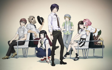 обоя аниме, noragami, персонажи