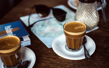 Картинка еда кофе +кофейные+зёрна стакан капучино