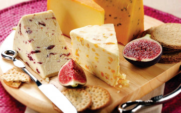 Картинка еда сырные+изделия инжир печенье сыр