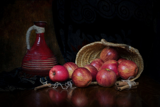 Обои картинки фото еда, яблоки