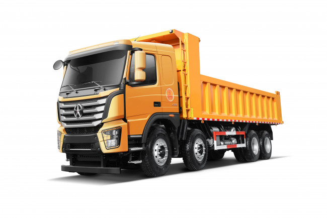 Обои картинки фото dayun n8v 340e 8x4 dump truck, автомобили, грузовики, dayun, n8v, 430e, 8x4, dump, truck