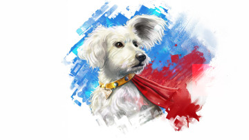 обоя рисованное, кино,  мультфильмы, krypto, superman, 2025