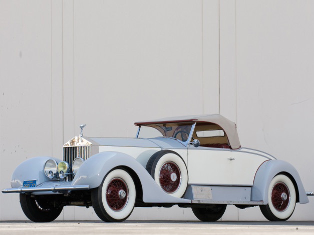Обои картинки фото 1927, rolls, royce, phantom, playboy, roadster, автомобили, классика