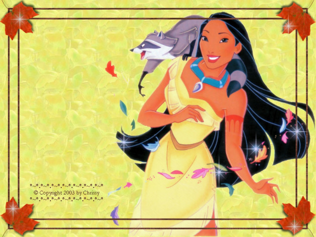 Обои картинки фото мультфильмы, pocahontas