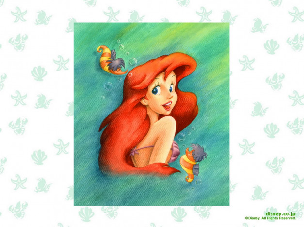 Обои картинки фото мультфильмы, the, little, mermaid