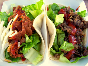 Картинка bulgogi taco еда бутерброды гамбургеры канапе хотдог корейский