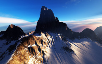 Картинка the summit природа горы скалы снега