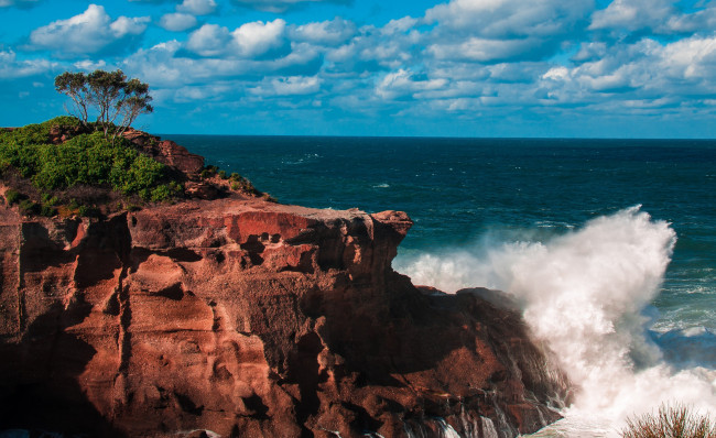 Обои картинки фото природа, побережье, море, скала
