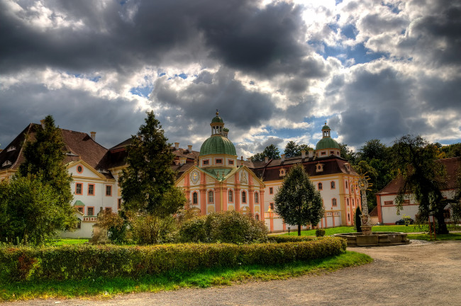 Обои картинки фото германия, остриц, города, католические, соборы, костелы, аббатства