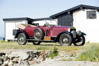 Картинка автомобили классика 1913г tourer hp open 40-50 ghost silver rolls-royce