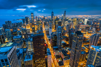 обоя chicago, города, Чикаго , сша, панорама, небоскребы