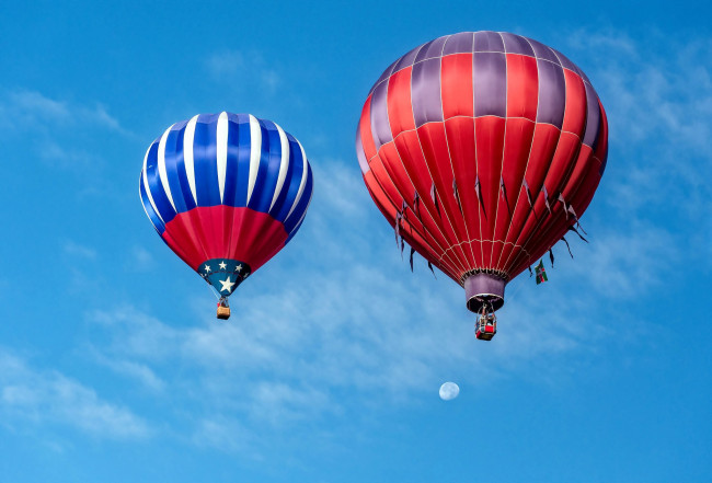 Обои картинки фото авиация, воздушные шары, полет