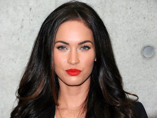 Обои картинки фото девушки, megan fox, актриса, шатенка, лицо