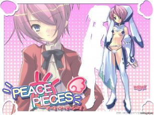 обоя аниме, peace, pieces