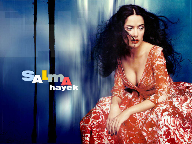 Обои картинки фото Salma Hayek, девушки