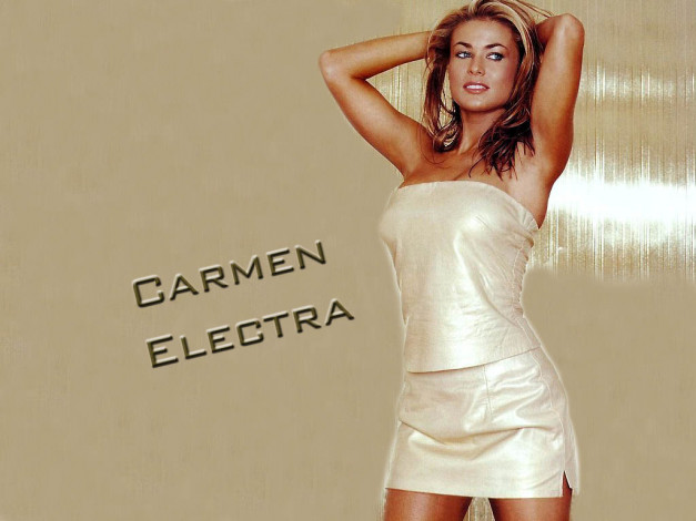 Обои картинки фото Carmen Electra, девушки