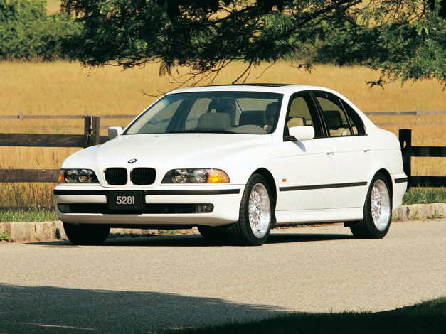 Обои картинки фото bmw, e39, sedan, автомобили