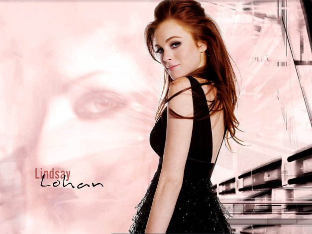 Обои картинки фото Lindsay Lohan, девушки