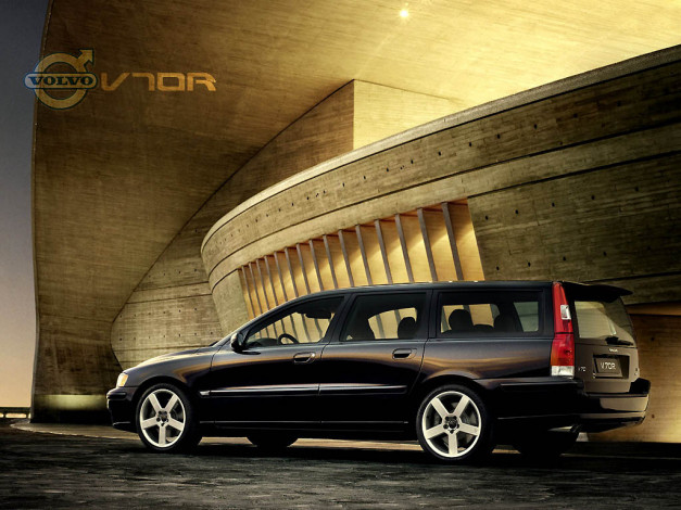 Обои картинки фото volvo, v70r, автомобили