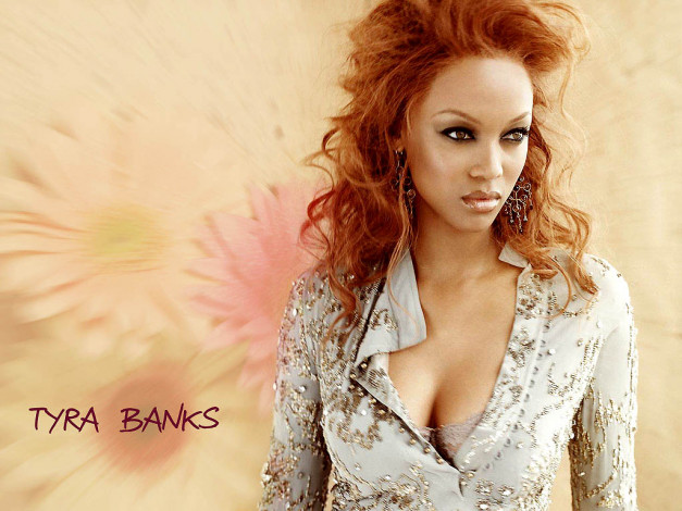 Обои картинки фото Tyra Banks, девушки