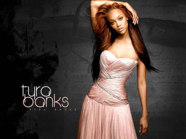 Обои картинки фото Tyra Banks, девушки