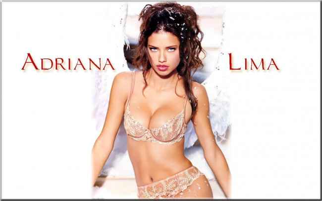 Обои картинки фото Adriana Lima, девушки