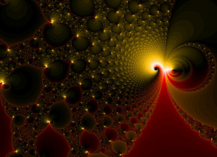 Картинка 3д графика fractal фракталы узор фрактал тёмный цвета