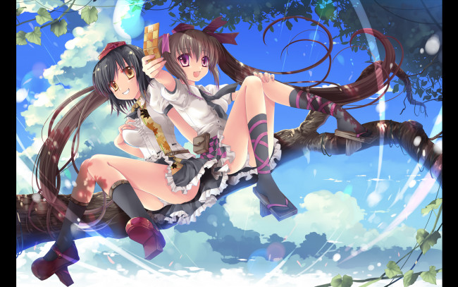 Brunette young panties anime