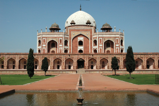 Обои картинки фото humayun`s, tomb, индия, города, мечети, медресе, усыпальница