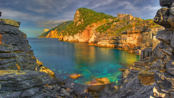 Картинка природа побережье камни вода скалы