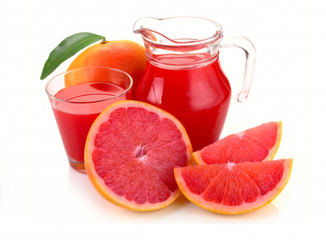 Обои картинки фото еда, напитки, сок, грейпфрут